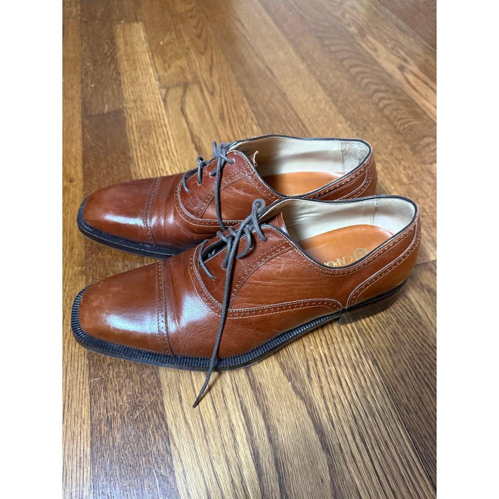 Caporicci Leather Men's Designer Lace Up Shoe Size 7.5